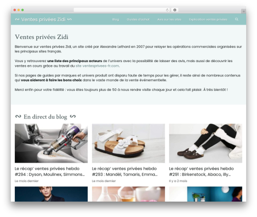 WordPress theme GeneratePress - ventes-privees-zidi.fr