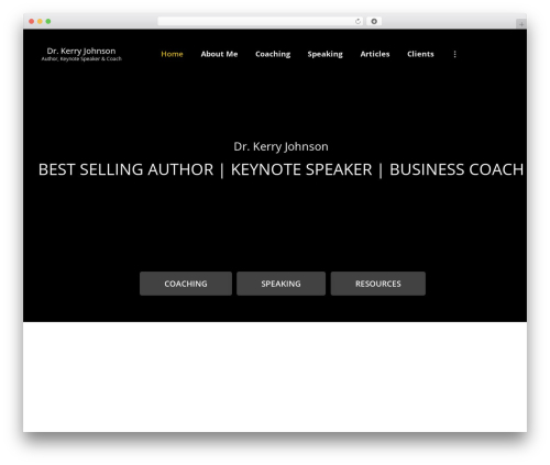 WordPress website theme RyanCole - kerryjohnson.com