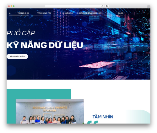 WP theme Theme Smartdata - smartdata.edu.vn