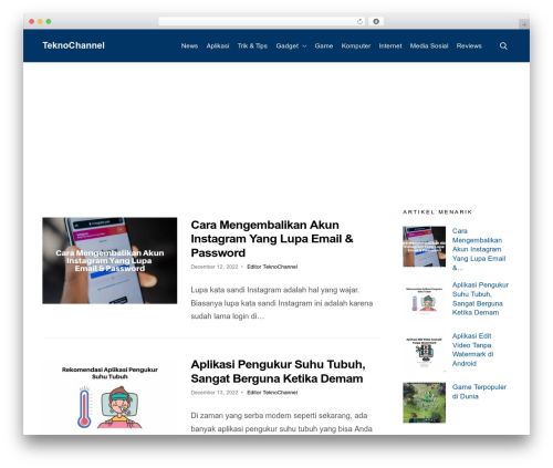 xpress theme WordPress - teknochannel.com