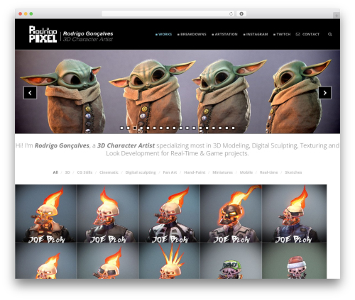 Best WordPress theme Create - rodrigopixel.com.br