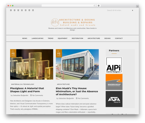 Calanthalite WordPress theme - archi-tector.com