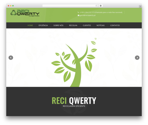 Ecorecycle - Multipurpose Wordpress Theme best WordPress theme - reciqwerty.pt