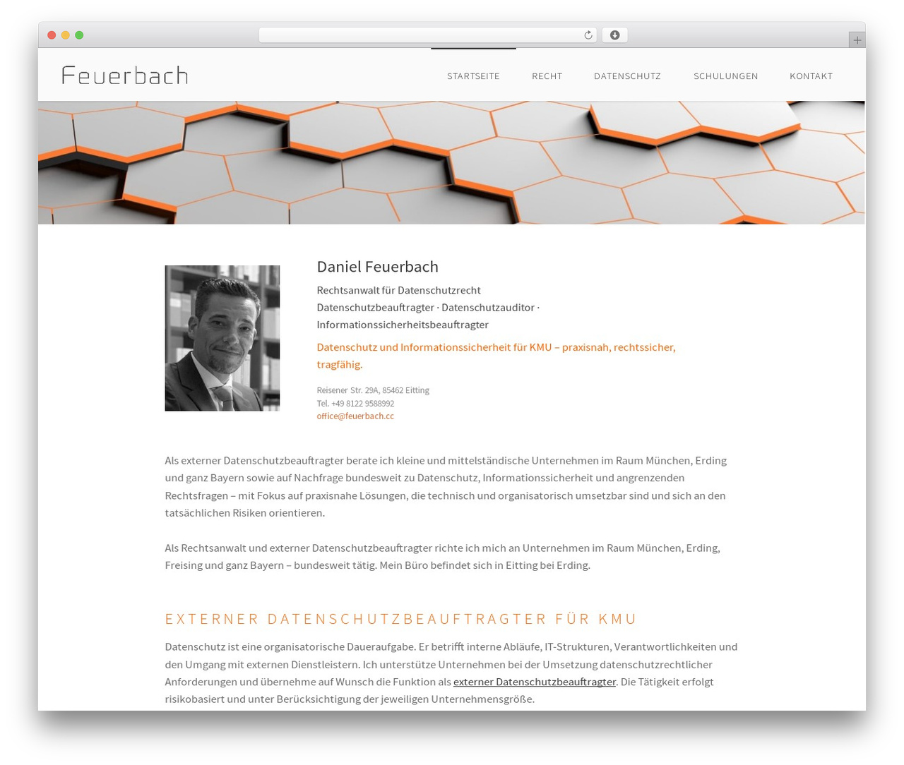 Liquido WordPress theme - feuerbach.cc