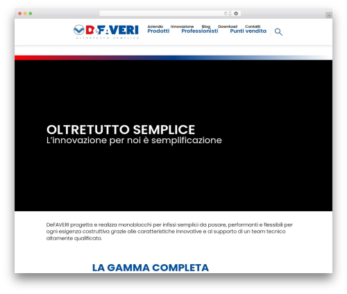Hello Elementor WordPress theme - defaveri.it