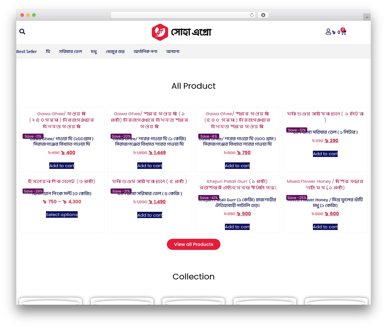 Hello Elementor WordPress theme - sohaagro.com