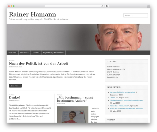 Magazine Basic WordPress news theme - rhhb.de