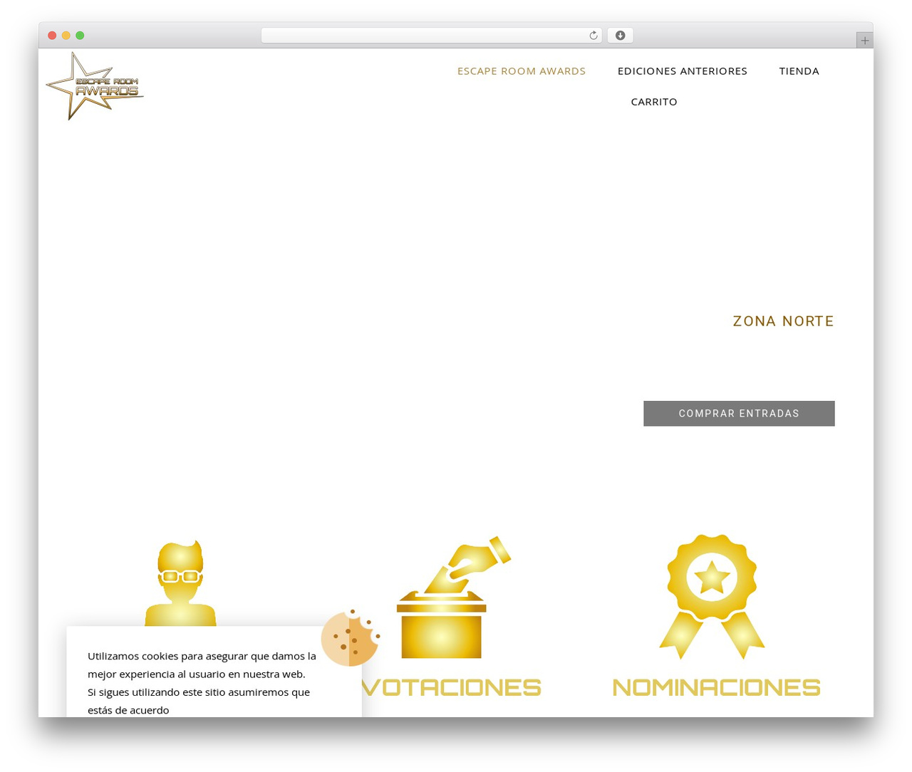 CiyaShop WordPress theme - escaperoomawardsoficial.com