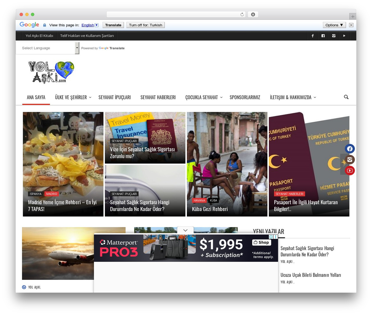 Curated WordPress theme - yolaski.com