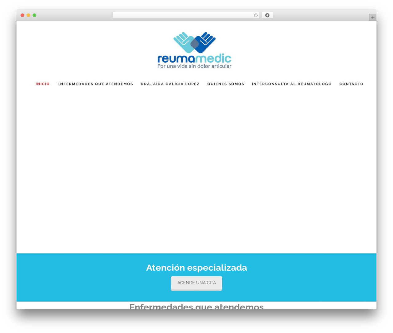 Igora WordPress theme - reumatologodf.com.mx