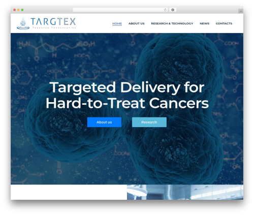 Koral WordPress theme for business - targtex.com