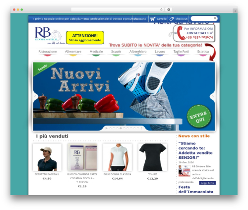 Maya Shop WordPress ecommerce theme - rbdivise.it