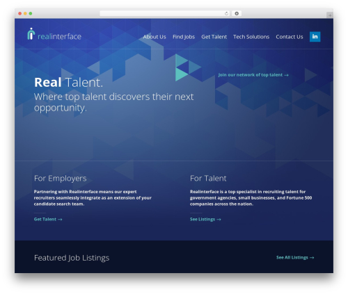 Real Interface Custom Theme WordPress theme - realinterface.com