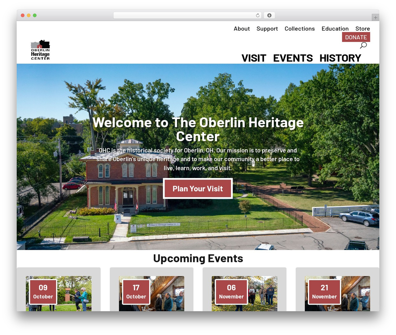 Theme WordPress Imavex Development - oberlinheritagecenter.org
