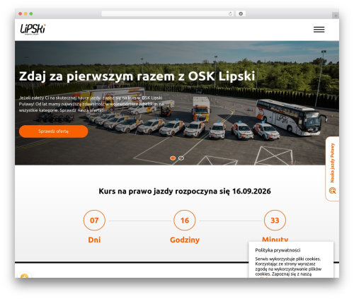 Theme WordPress MBTheme - www.lipski-pulawy.pl