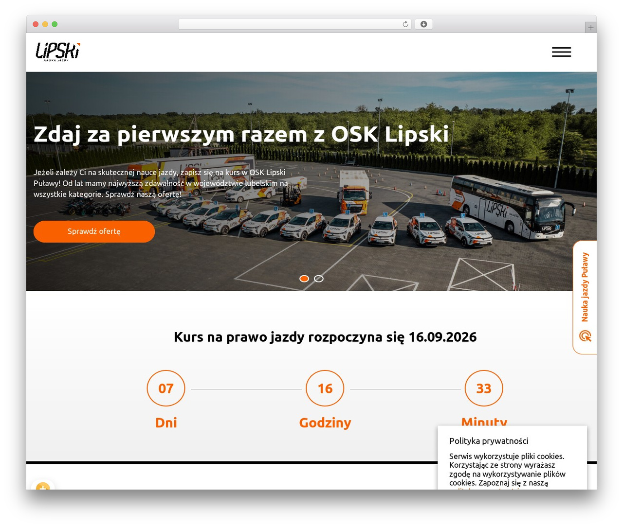 Theme WordPress MBTheme - www.lipski-pulawy.pl