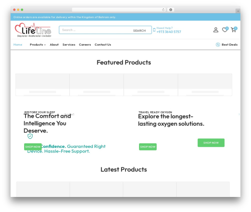 Templatemela core WordPress plugin - lifelinemedicaldevices.com