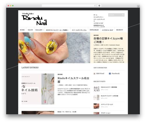 WordPress theme Sight - rindunail.com