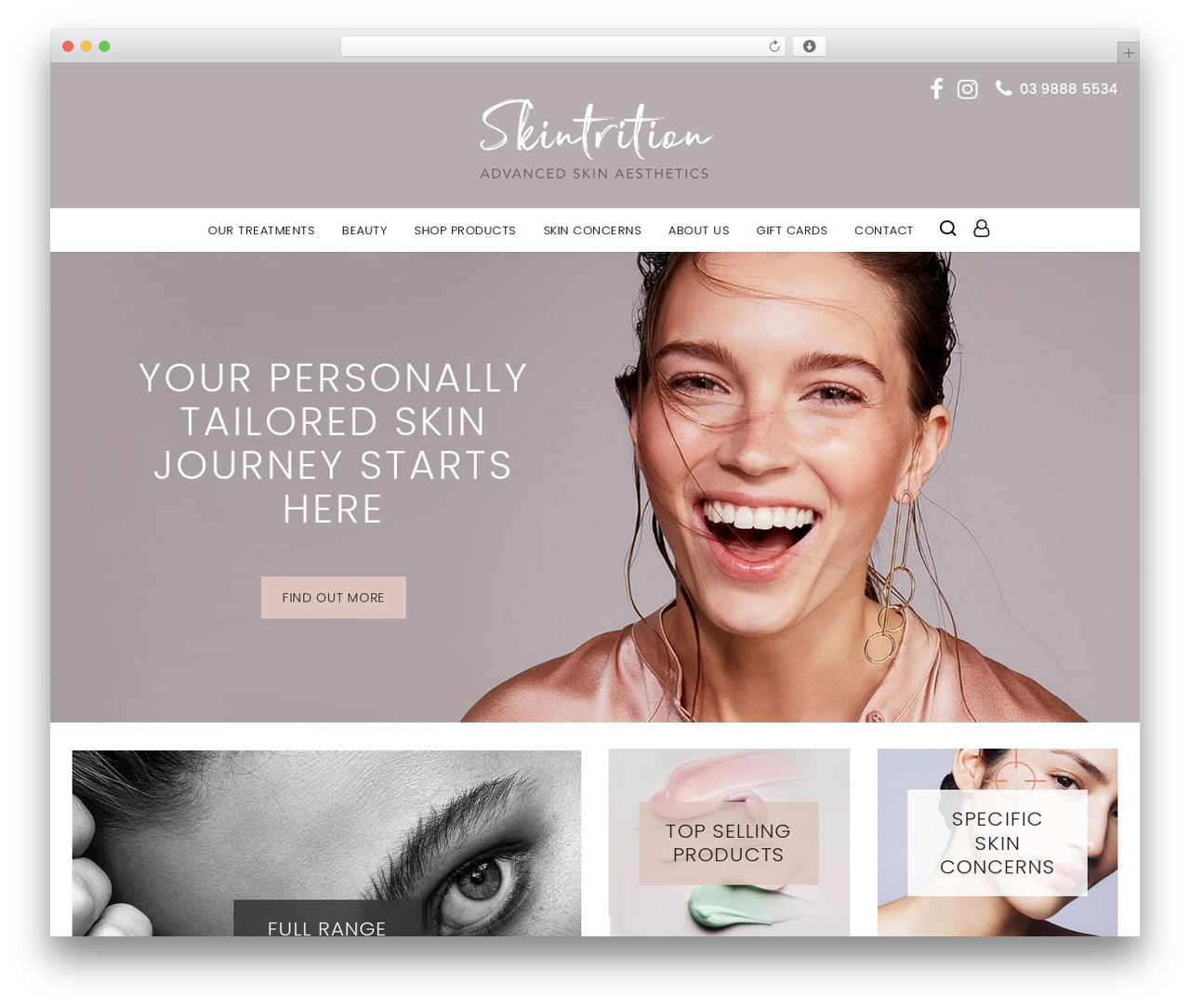Blade WordPress theme - skintrition.com.au Blade WordPress theme - skintrition.com.au