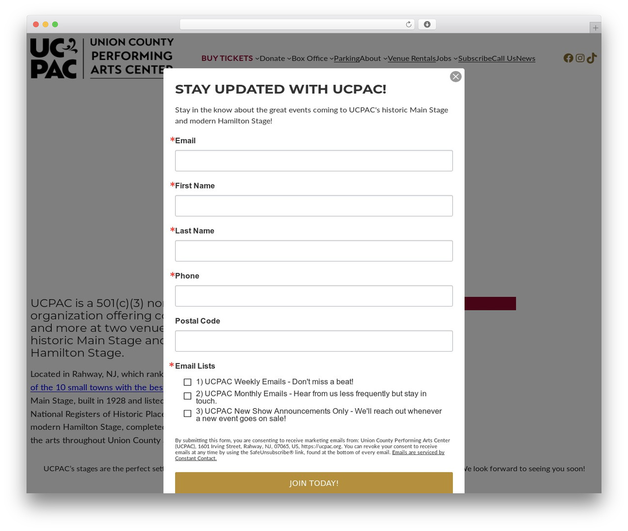 Blockbase free WordPress theme - ucpac.org