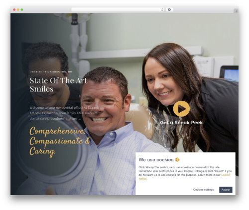 cook WordPress theme - stateoftheartsmiles.com