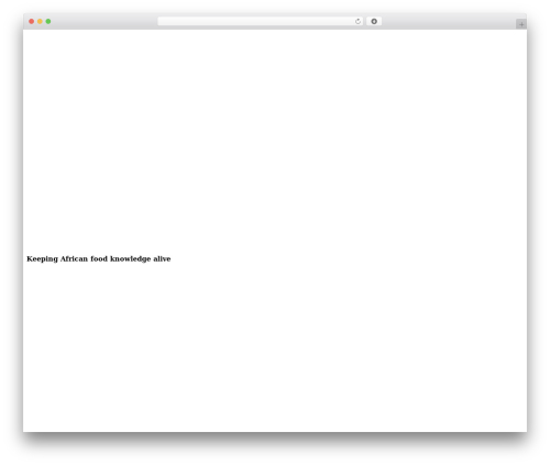 Etch Theme WordPress theme - afrocipe.com
