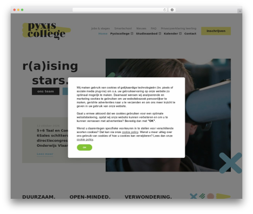 expl-theme WordPress theme - pyxiscollege.be