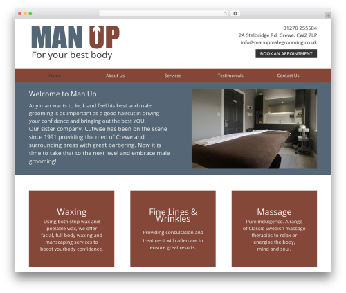 JG Client Theme theme WordPress - manupmalegrooming.co.uk