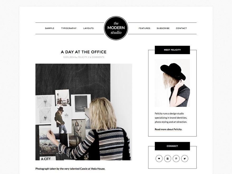 Modern Studio Pro Theme WordPress theme image