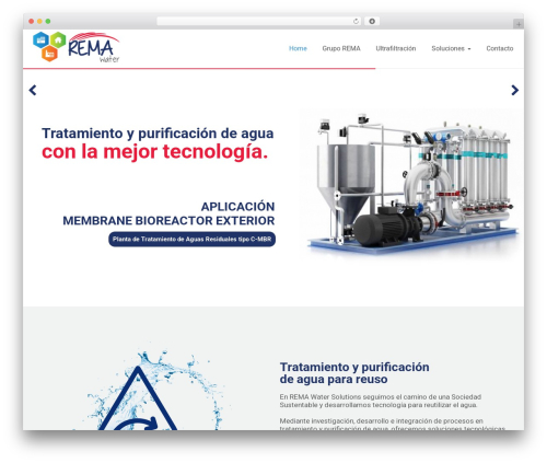Nimva WordPress theme - rema.com.mx