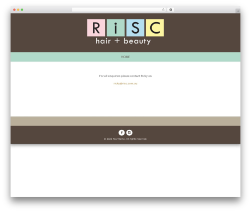 Puresimple theme WordPress - risc.com.au