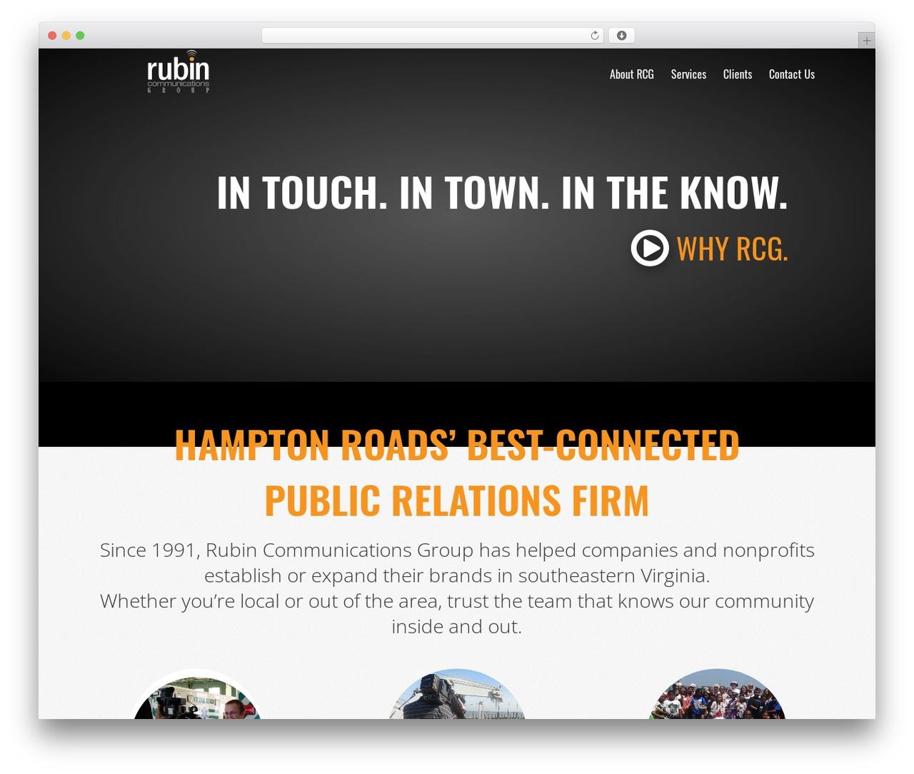 Radius WordPress Theme WordPress theme - rubincommunications.com