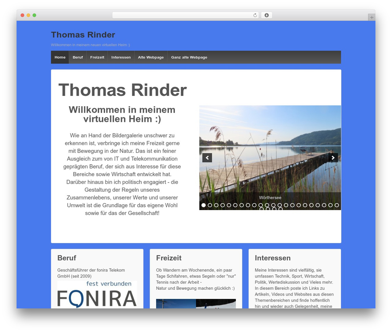 Responsive WordPress theme - rinder.at Responsive WordPress theme - rinder.at