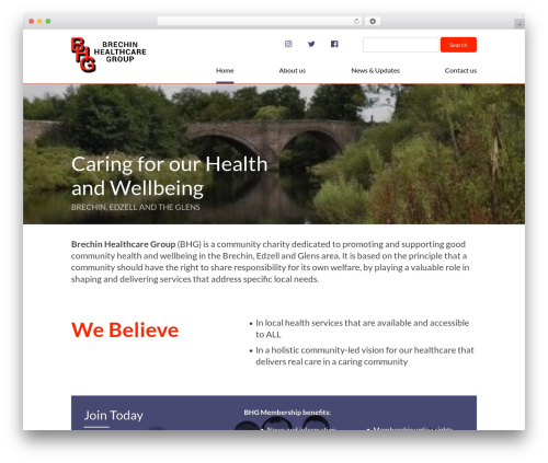Theme WordPress Baseline Theme - brechinhealthcaregroup.org.uk