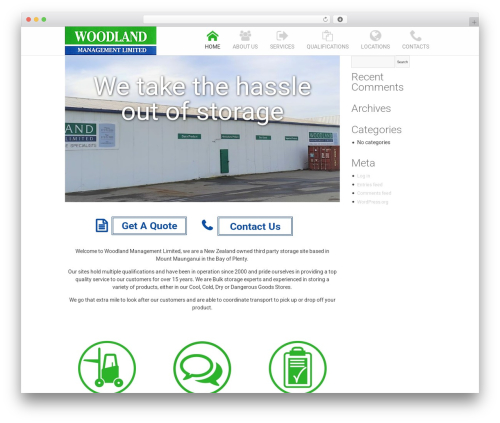 WordPress theme Boost - woodlandmgt.co.nz