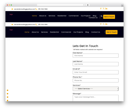 Telephone input for contact form 7 WordPress plugin - escandonroofinginc.com