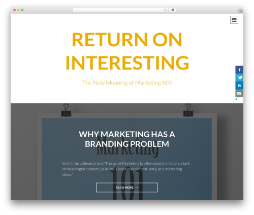 WordPress theme Intergalactic - returnoninteresting.com WordPress theme Intergalactic - returnoninteresting.com