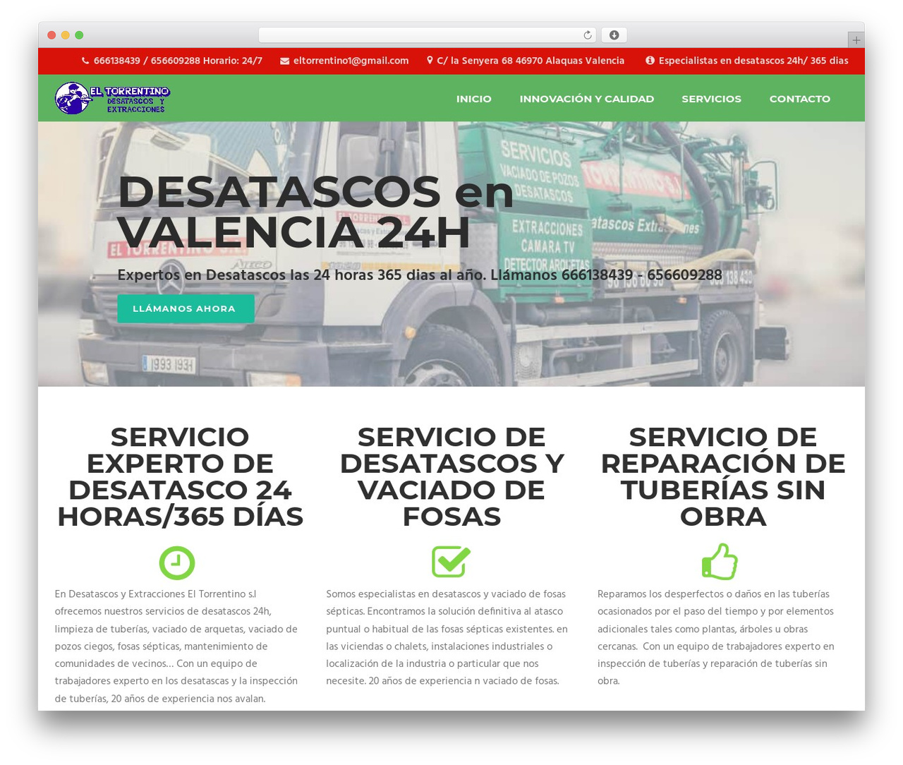 Blake theme WordPress - desatascosvalencia24h.es