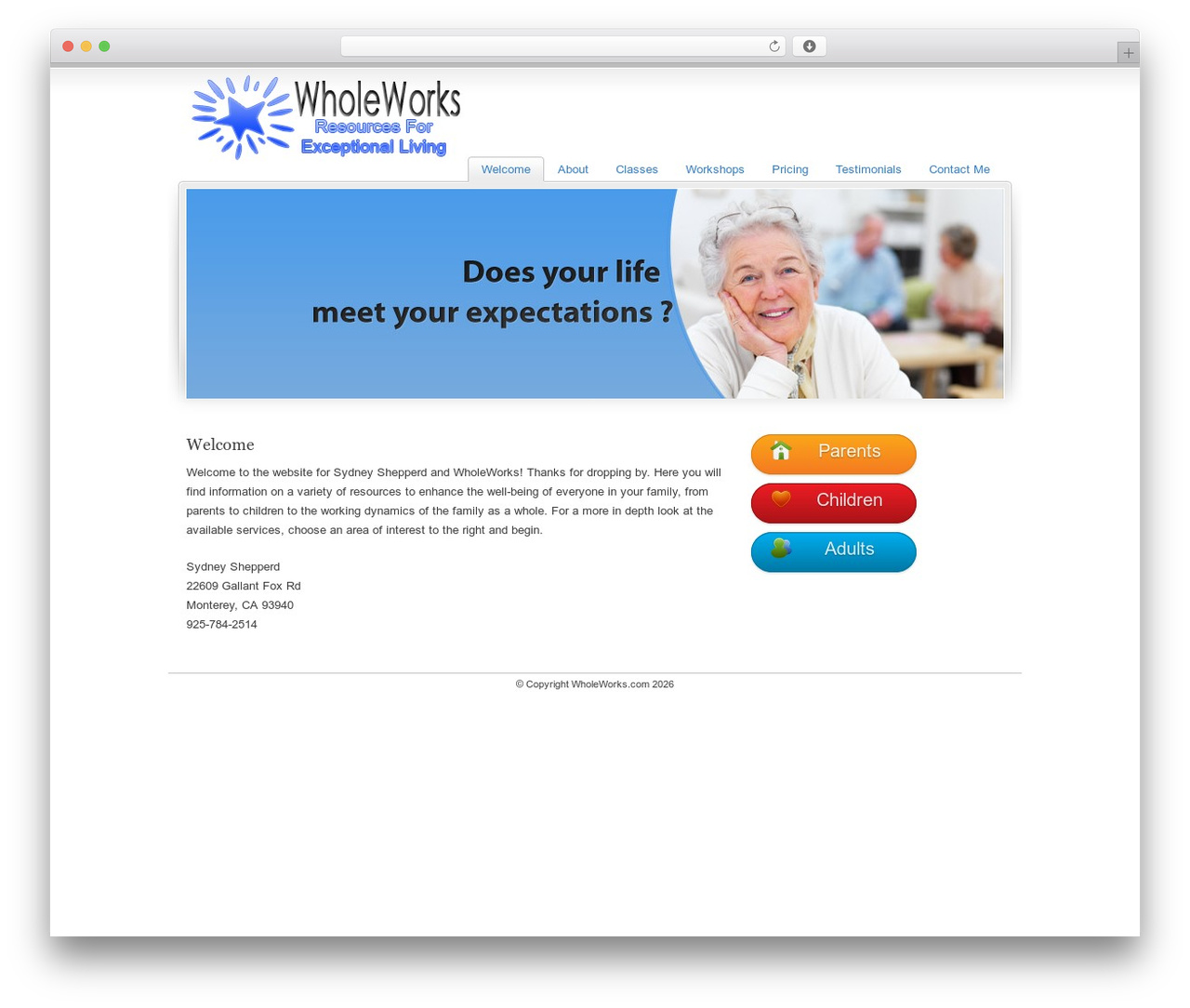 Cubit WordPress theme - wholeworks.org