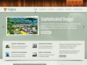 Enigma WordPress page theme Enigma WordPress page theme