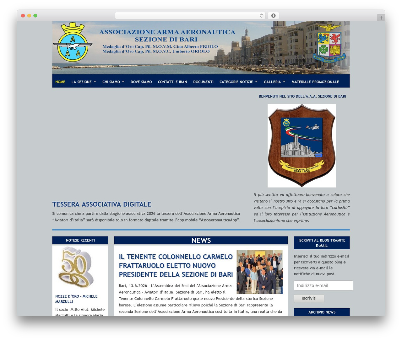 Free Structure WordPress theme - aaabari.it