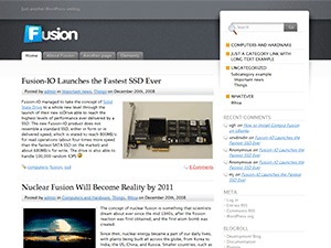Fusion premium WordPress theme