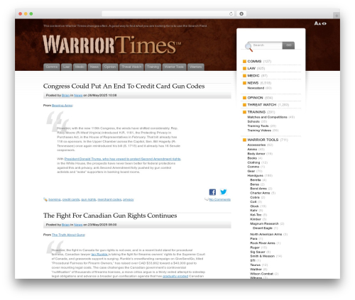rtSocial (rtsocial) free WordPress plugin - warriortimes.com