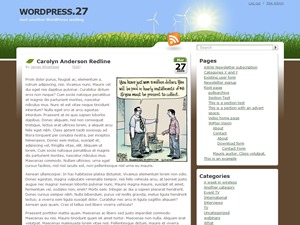 Grassland WordPress blog template