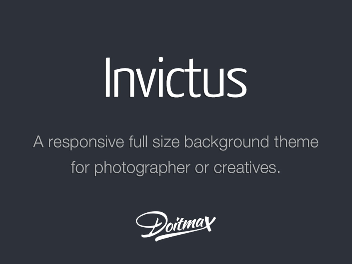 Invictus 3.3.3 WordPress theme
