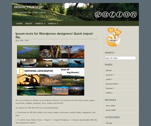 Irrigation WordPress theme by Dannci