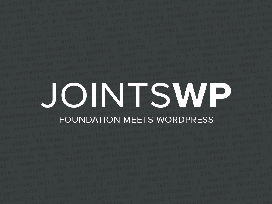 JointsWP WordPress theme JointsWP WordPress theme