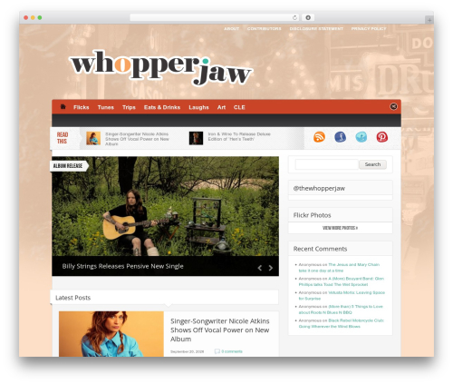 Made theme WordPress - whopperjaw.net