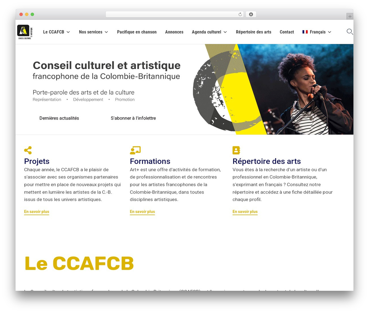 Mann WordPress theme - ccafcb.com