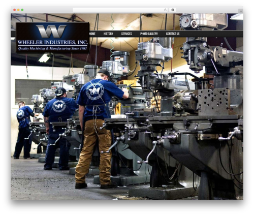 Photorific WordPress theme - wheelerindustries.net